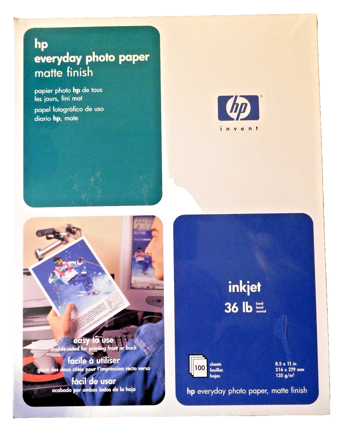 HP Everyday Photo Paper Matte Finish C7007A 8.5x 11\