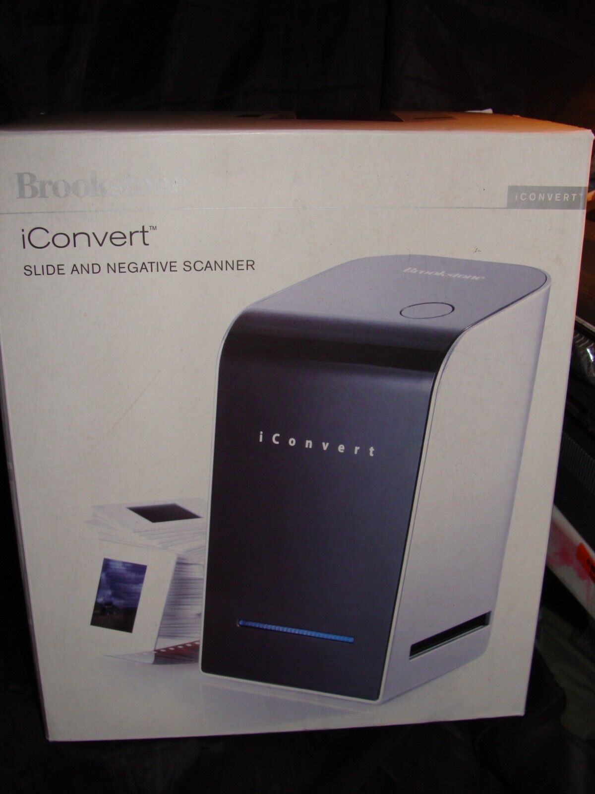 Brookstone iConvert Slide and Negative Scanner USB Photo Converter