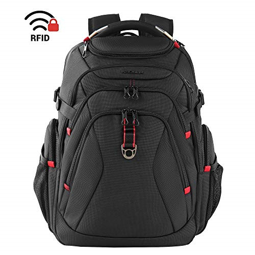 KROSER Travel Laptop Backpack 17.3 Inch XL Heavy Duty Computer Backpack with Bag