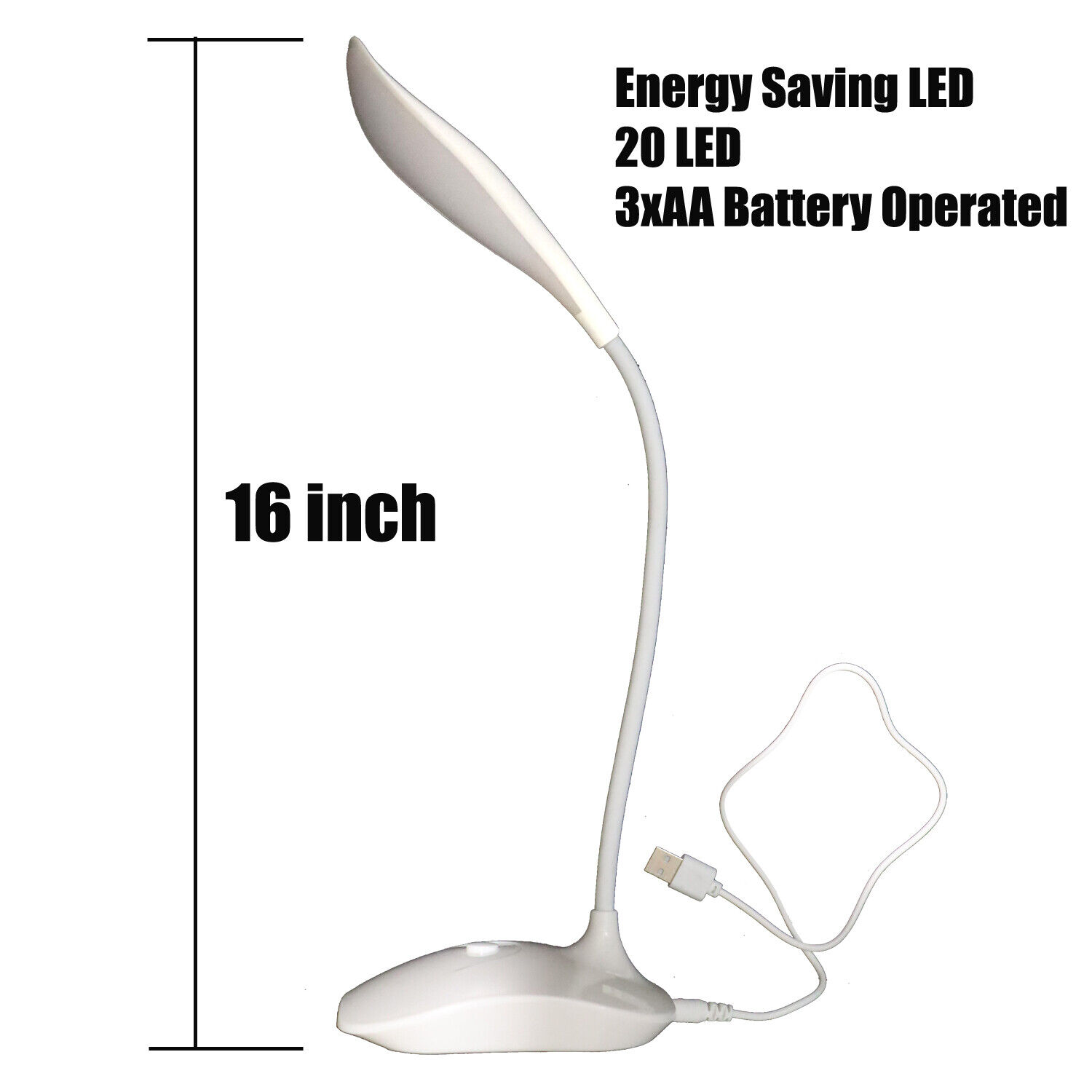 LED Desk Lamp Portable Light Led Battery Operated - Battery or USB