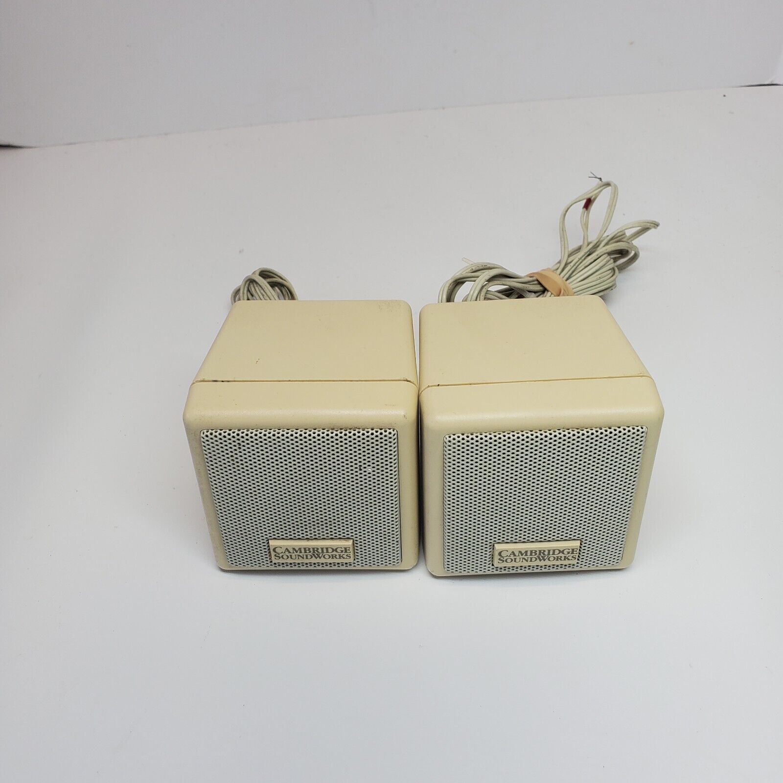 Pair of Cambridge Soundworks Cube Speakers PC Computer