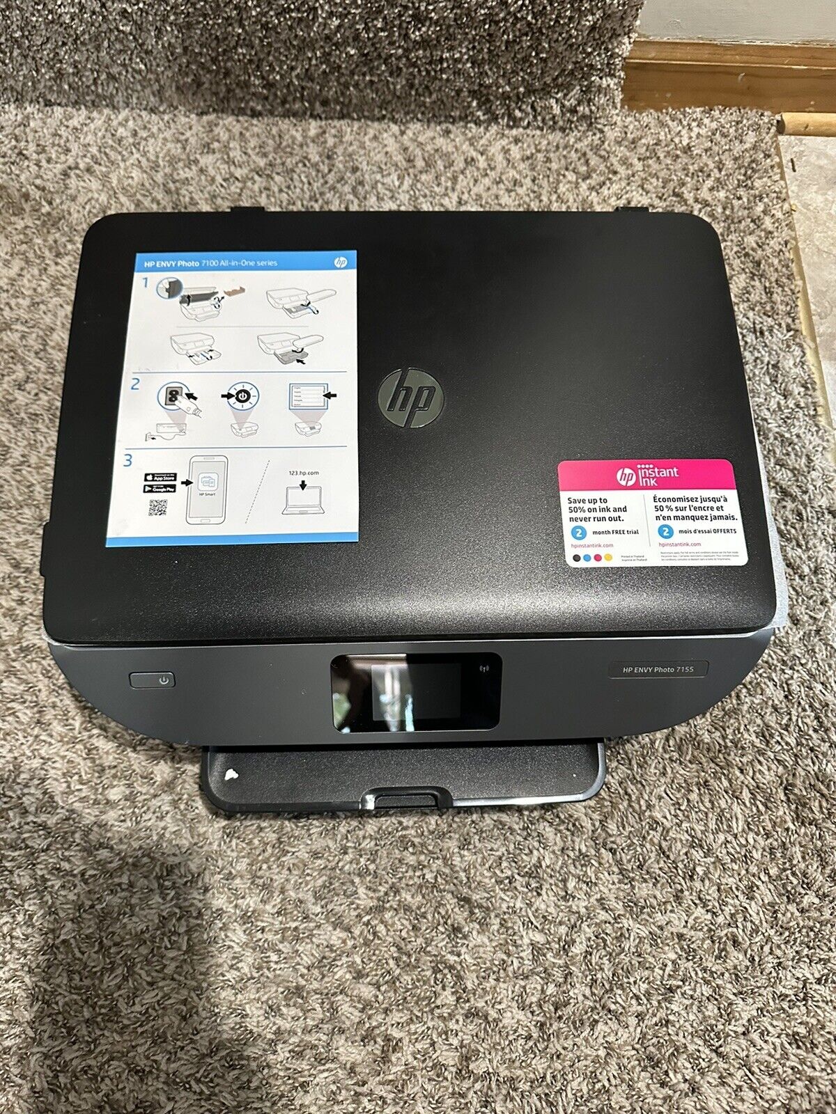 NEW BARELY USED PRINTER HP Envy 7155 All-In-One