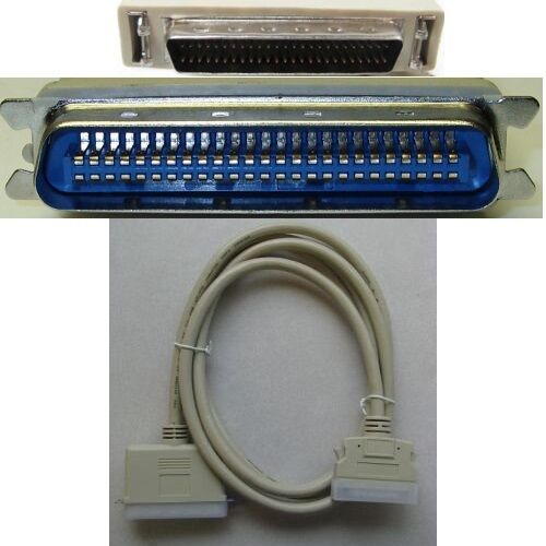 6ft long HD/HPDB50 SCSI2~Centronics/Cent/CN50pin Male~M External Cable/Cord/Wire