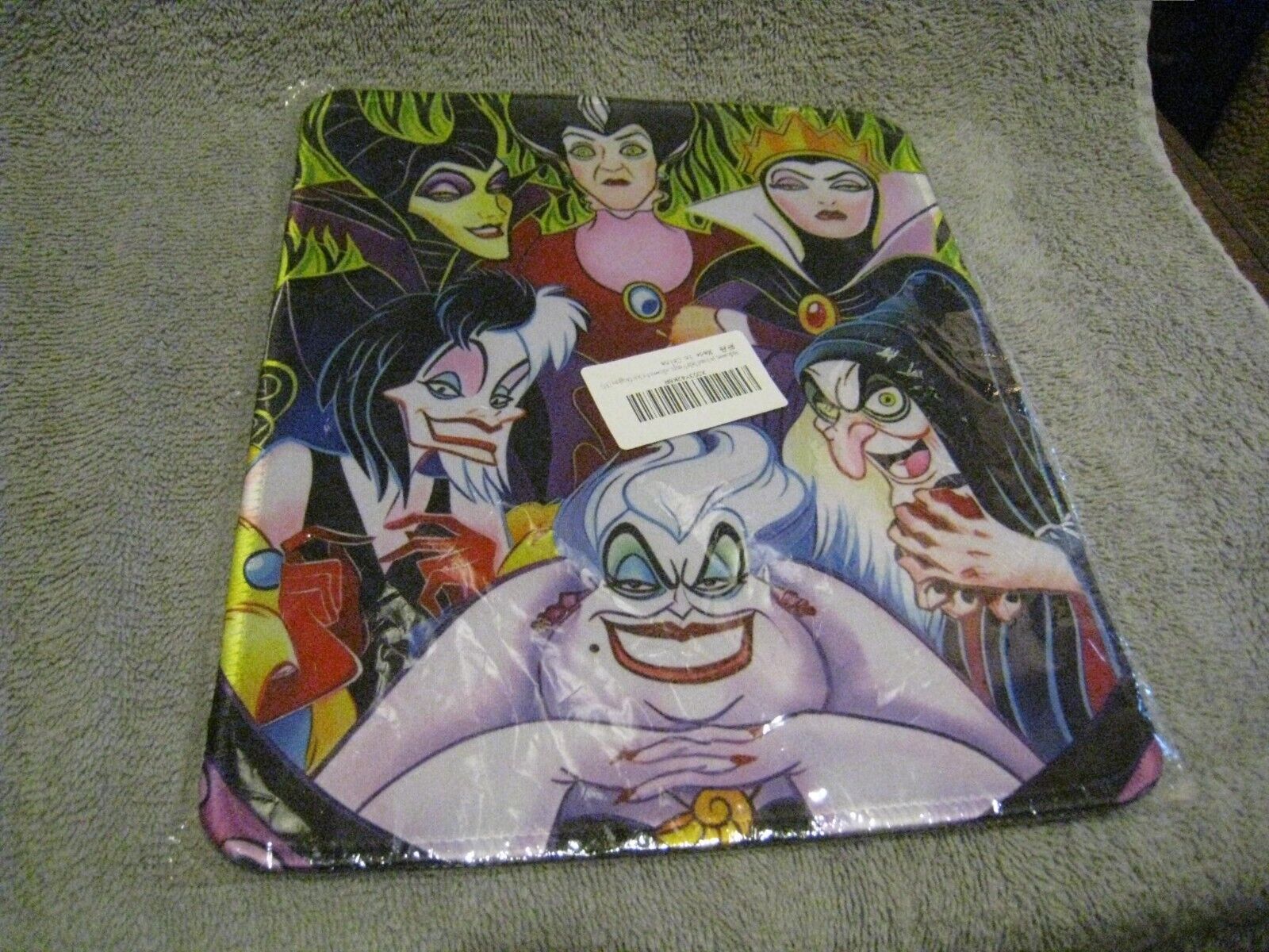 Ladies of Disney VILLAINS mouse pad NEW 8x10 Maleficent Ursula Cruella Sealed