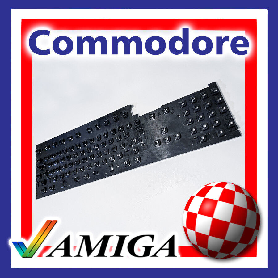 COMMODORE AMIGA A500 KEYBOARD PLATE - All brackets intact - LARGE RETURN