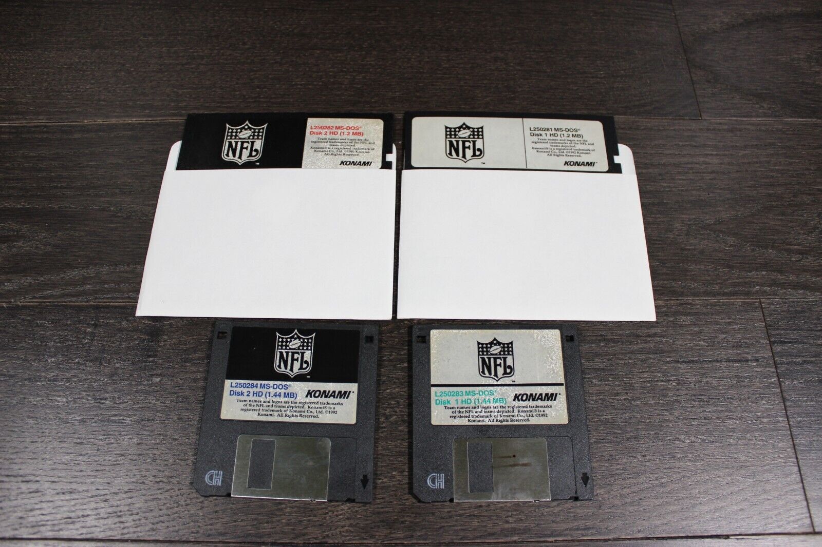 VTG NFL 3.5 & 5.25 Floppy Disk Games For MS-DOS 