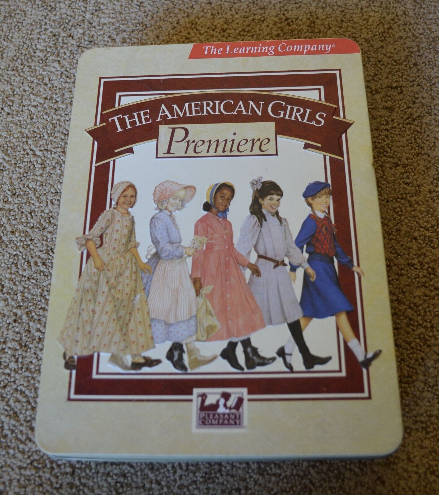 The American Girls Premiere Tin w/Handbook News User's Guide CD-Rom set
