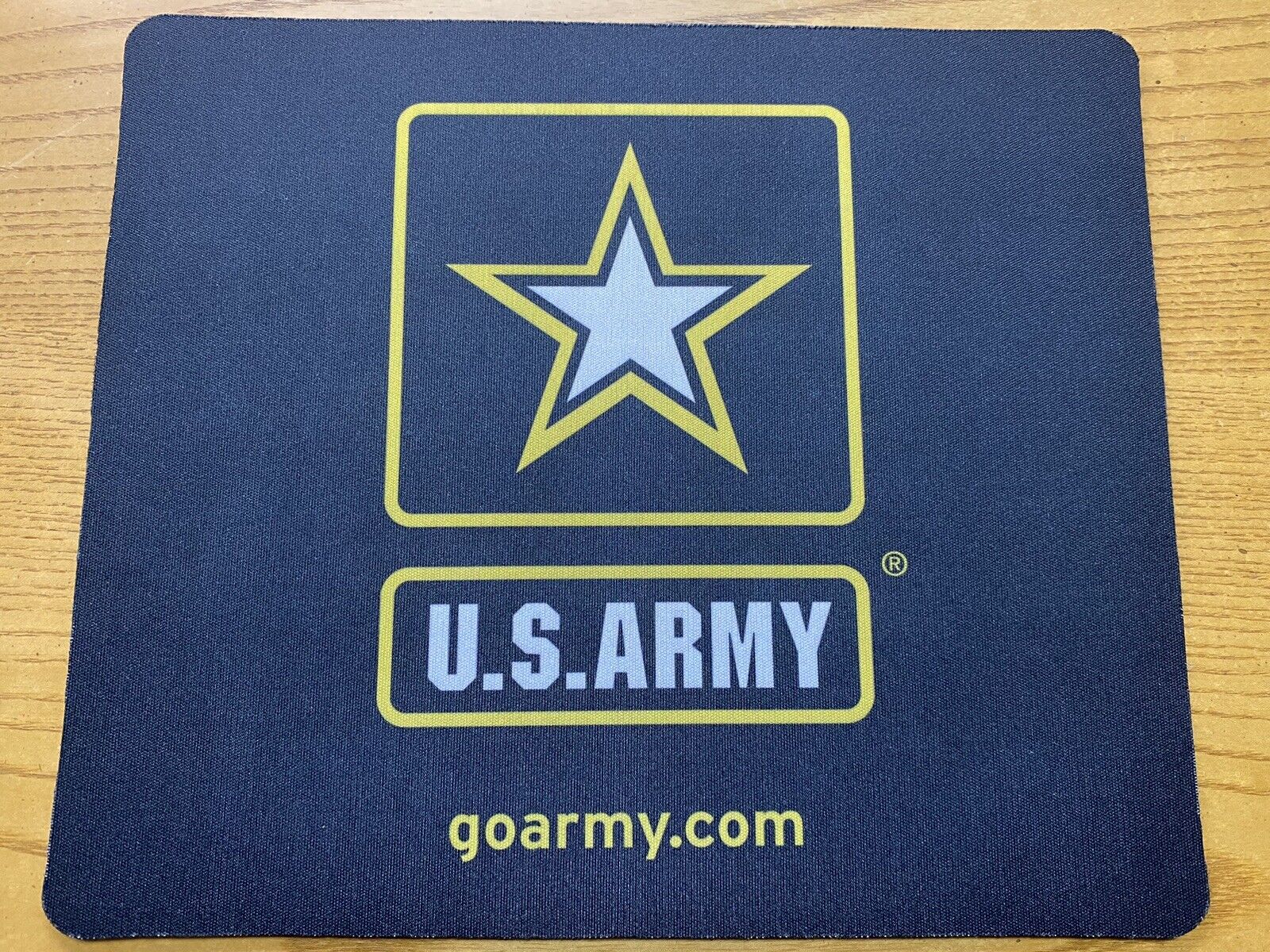 US Army Computer Mouse Pad Mat Star Insignia GO ARMY