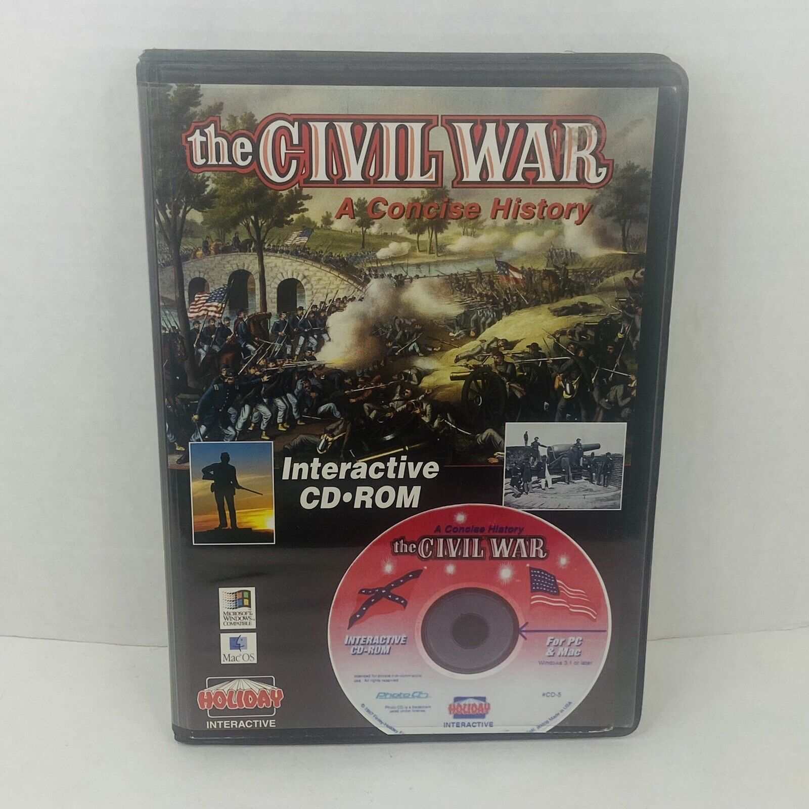 The Civil War: A Concise History Interactive CD-ROM Complete PC & MAC