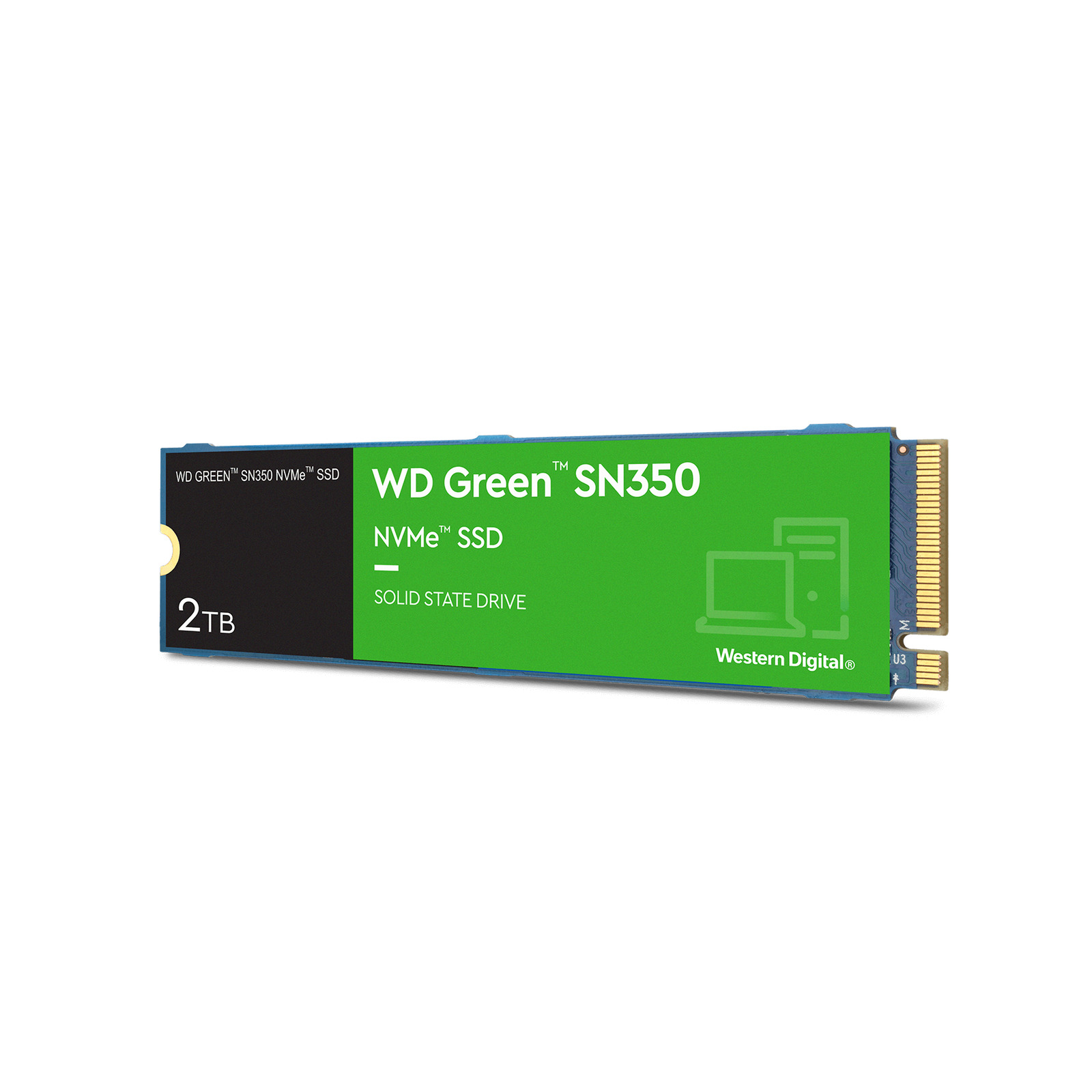 Western Digital 2TB WD Green SN350 NVMe Internal SSD, QLC M.2 2280 - WDS200T3G0C