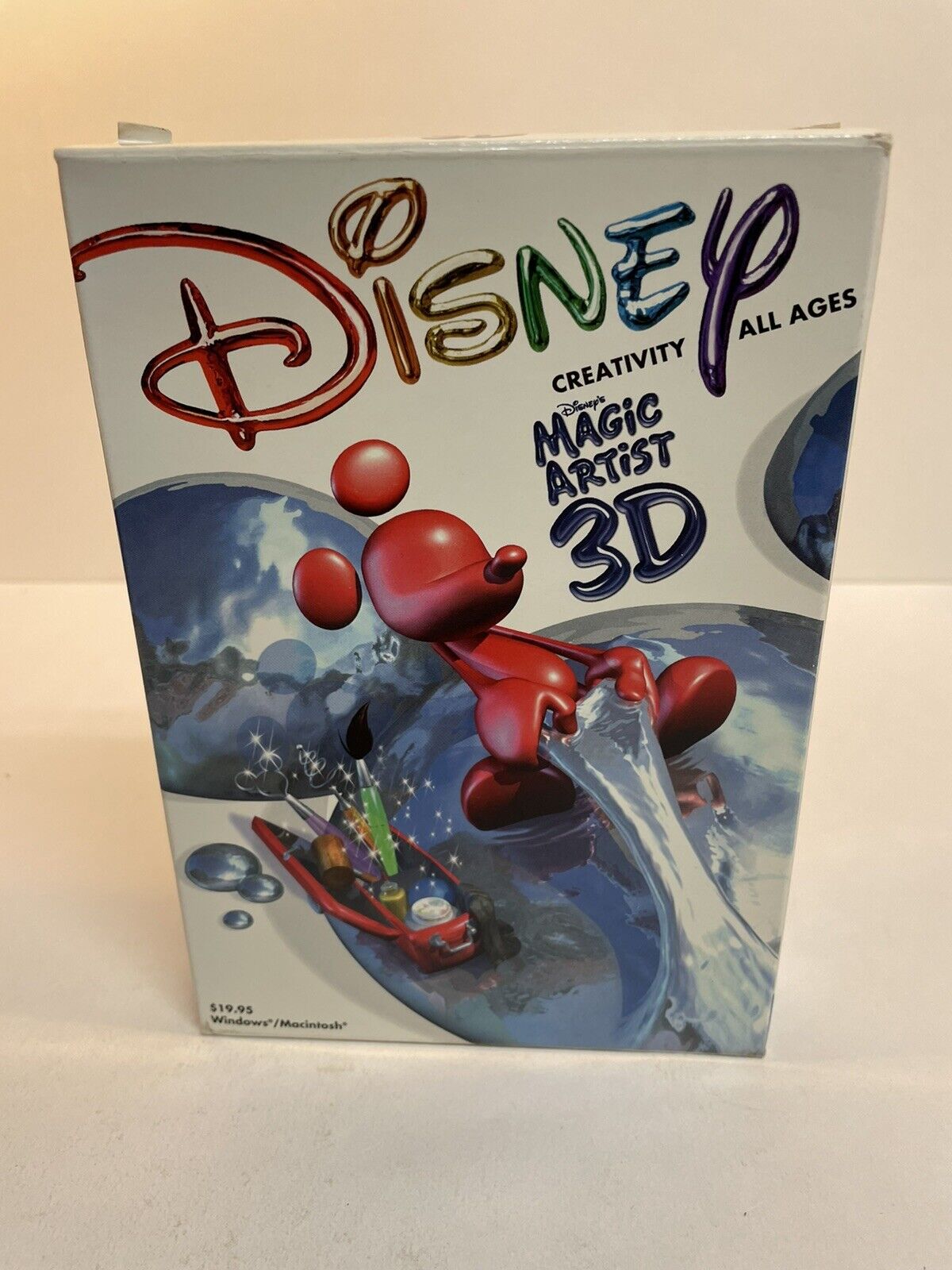 Disney Magic Artist 3D Art PC Game CD-ROM Wiindows 95/98/ME & Macintosh Used