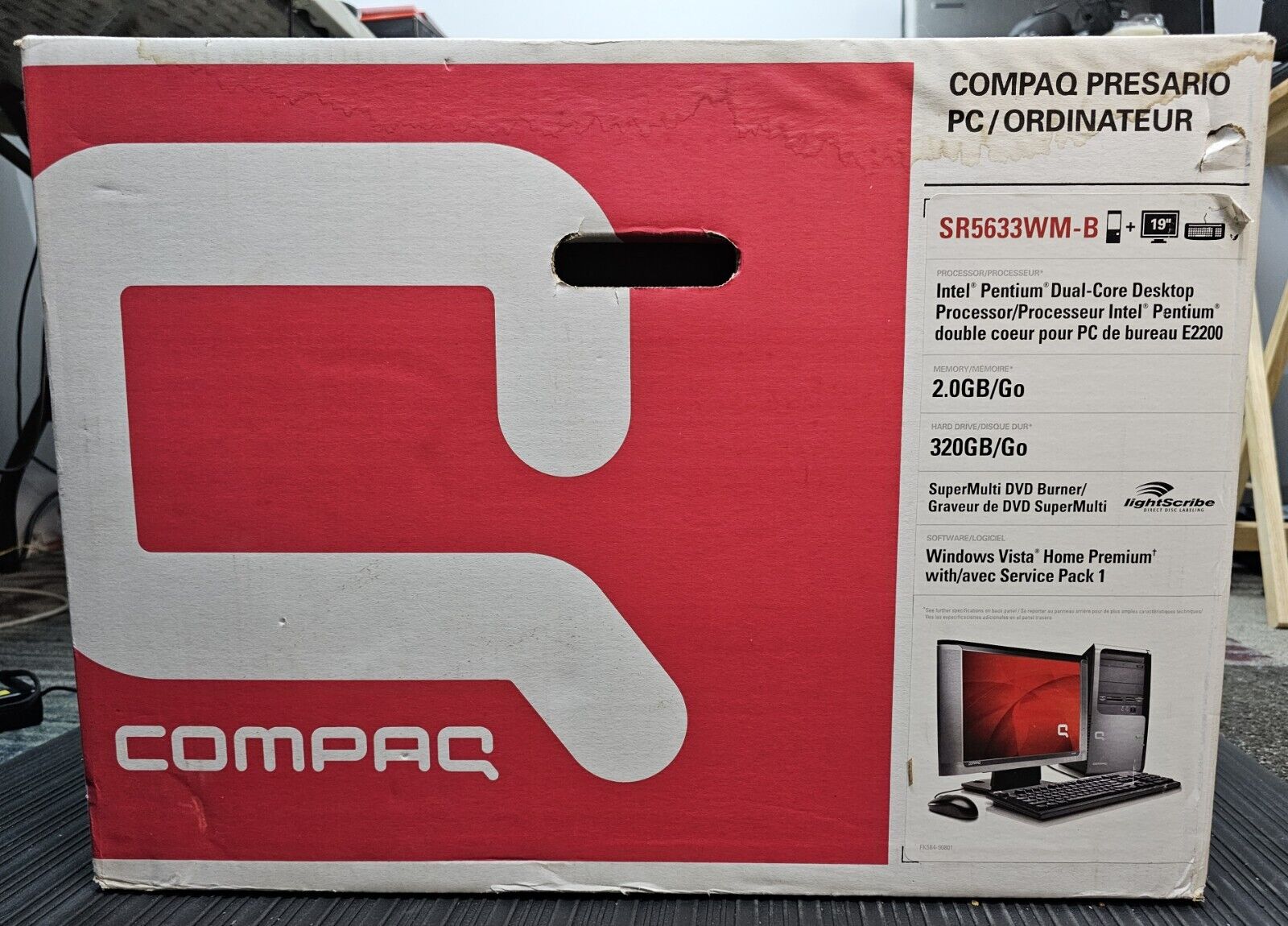 ONE OF A KIND - 2008 Sealed Compaq Desktop PC - Includes 19\