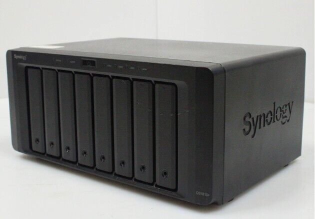 Synology DS1815+ Quad Core 16GB RAM 8-bay 100TB Disk & 4TB SSD Cache
