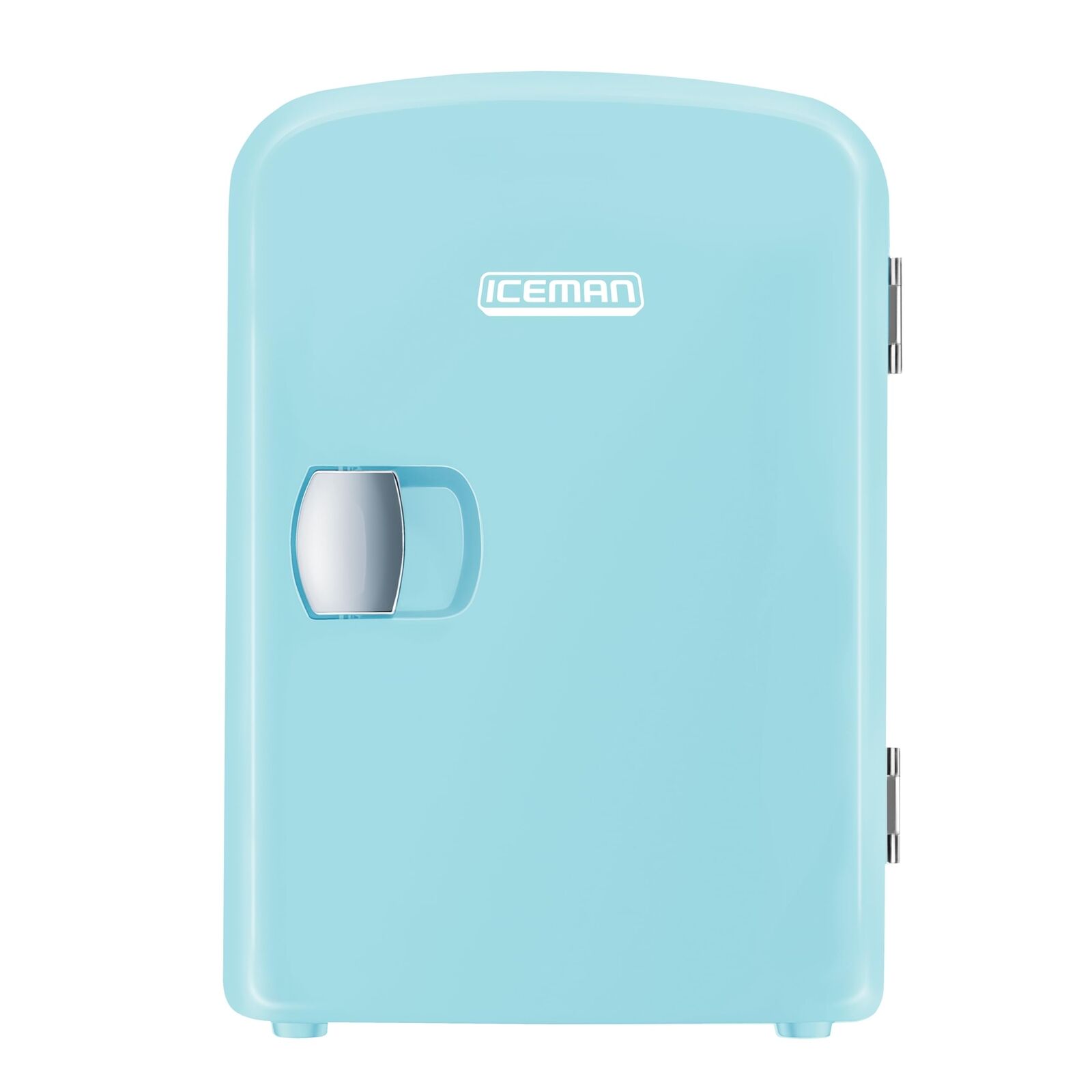 Chefman - Iceman Mini Portable Blue Personal Fridge Cools Or Heats & Provides...