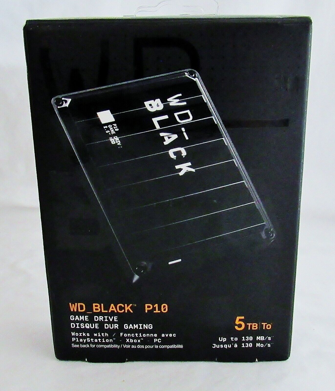 WD_BLACK 5TB P10 Game Drive, Portable External Hard Drive - WDBA3A0050BBK-WESN