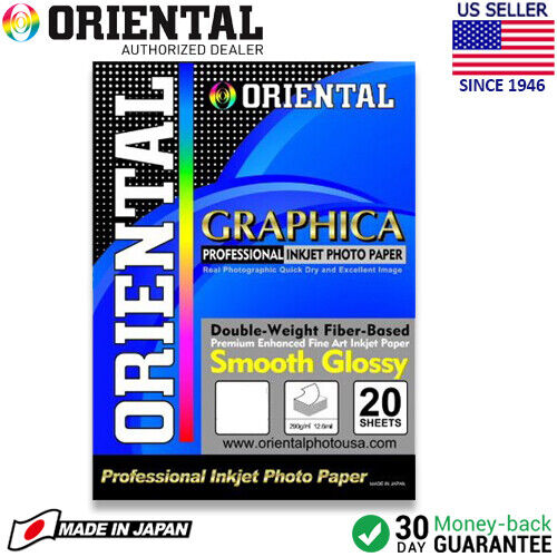 Oriental GRAPHICA FB Smooth Glossy Fine Art Pro Inkjet Paper 13 x 19\