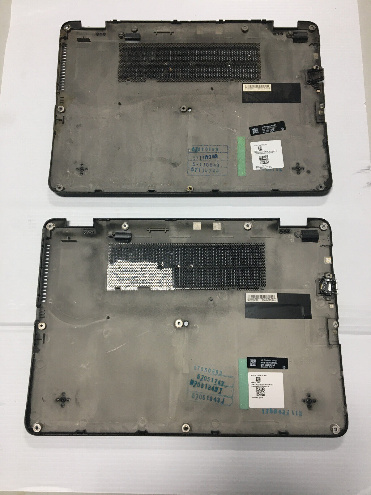 Lot of 2 Genuine HP EliteBook 840 G3  G4  Bottom Case Cover - 821162-001