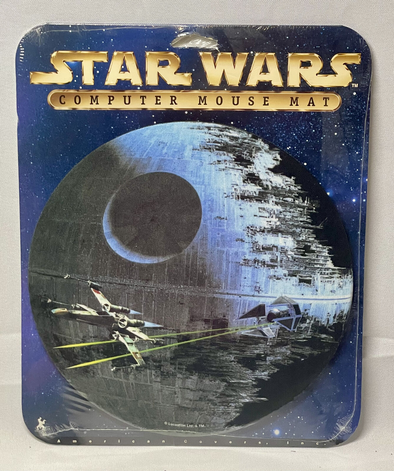 STAR WARS Death Star Vintage Mouse Pad Return of Jedi Empire SH-Fast from mid TN