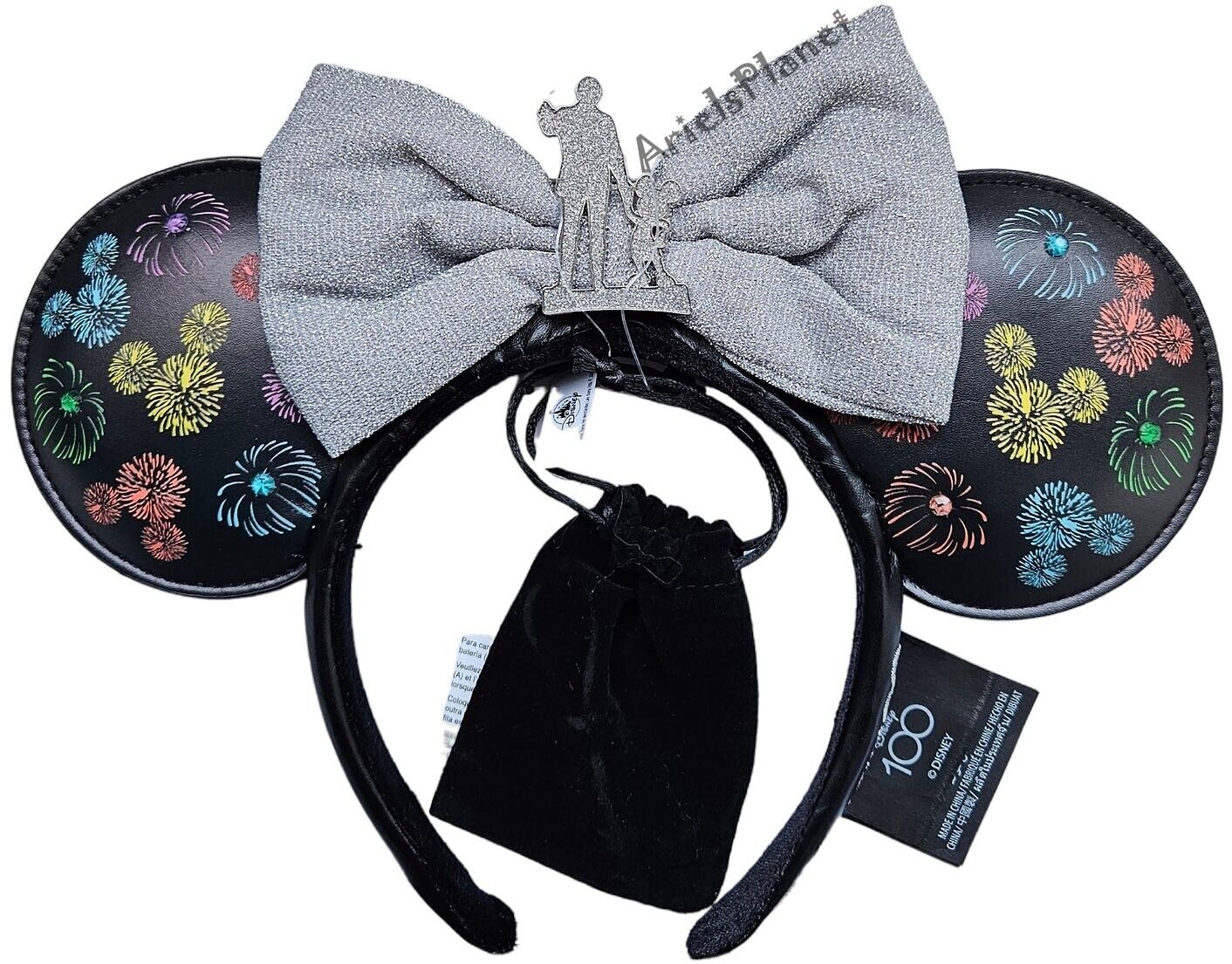 2023 Disney Parks Walt Disney & Mickey Mouse ''Partners'' Light-Up Ear Headband