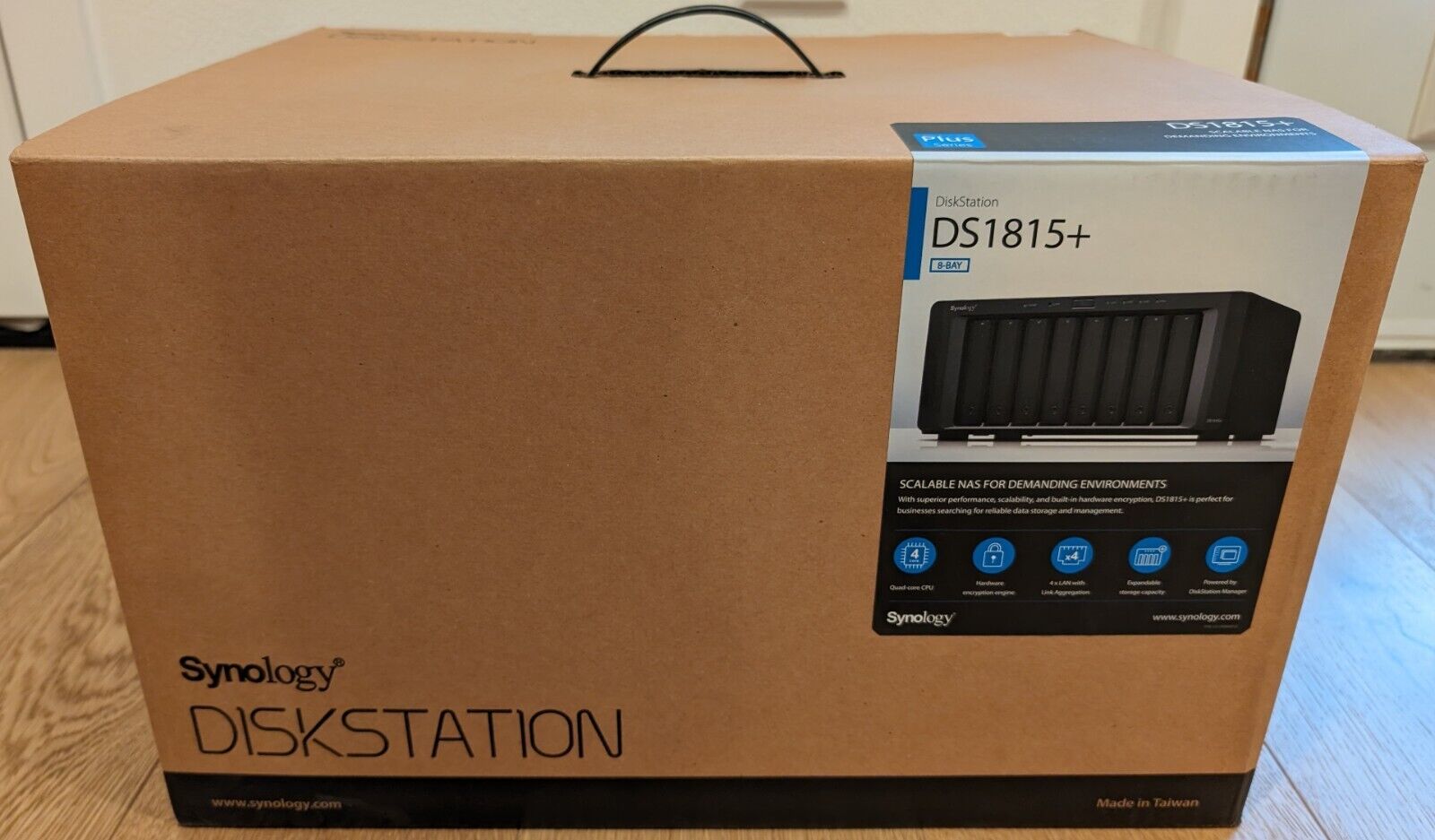 Synology Diskstation DS1815+ with combined 15TB WD Red NAS Hard Drives
