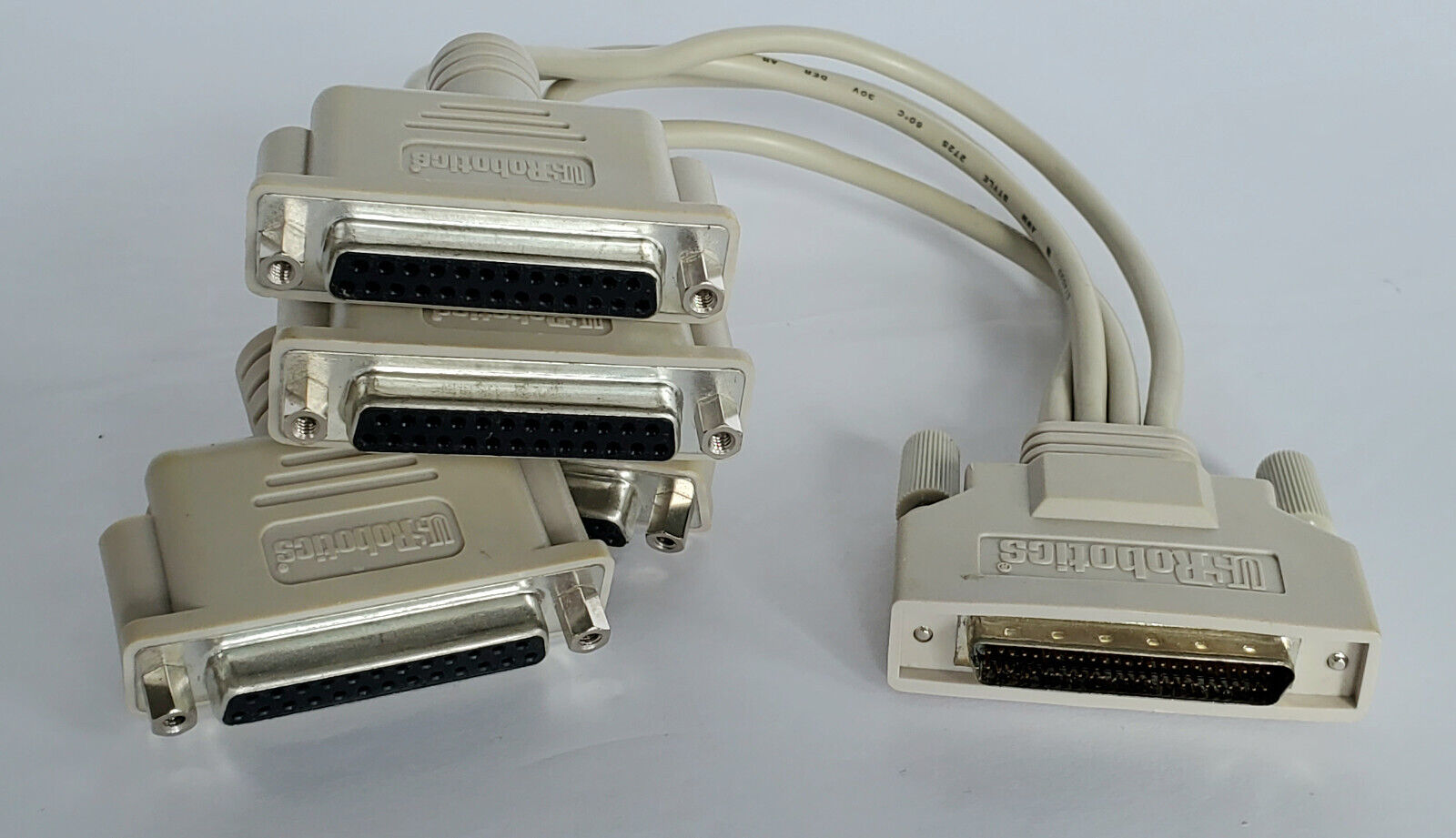 External  1 1/2ft cable/adapter SCSI 2 High Density 50-pin Male to  DB25 female