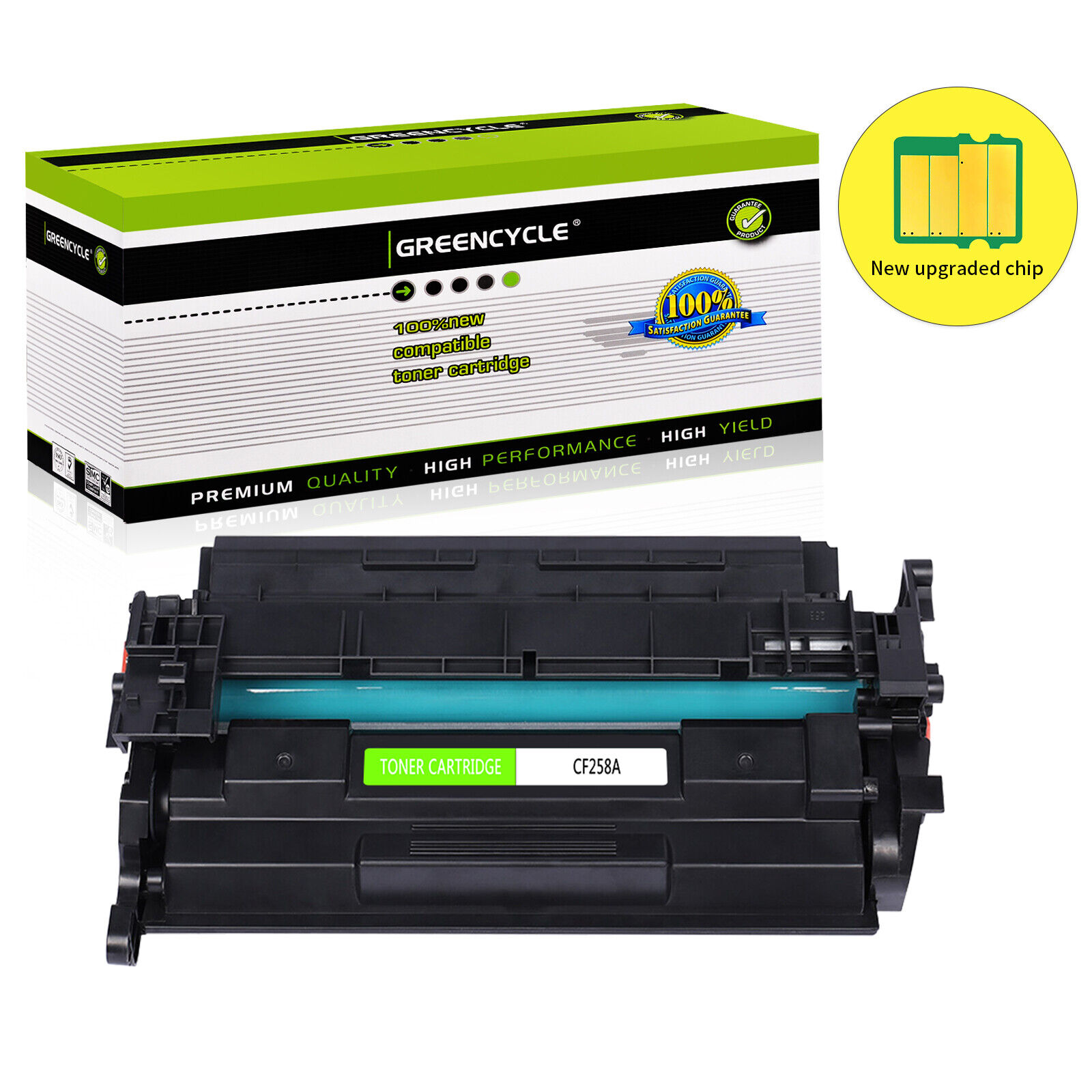 GREENCYCLE CF258A Toner Lot for HP LaserJet M404n M404dw MFP M428fdn with Chip