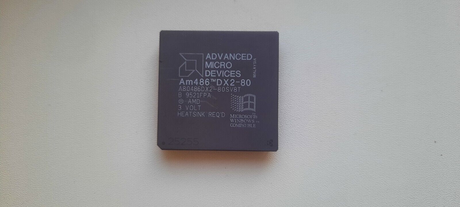 AMD Am486 DX2 80 very rare SV8T  A80486DX2-80 SV8T vintage CPU GOLD