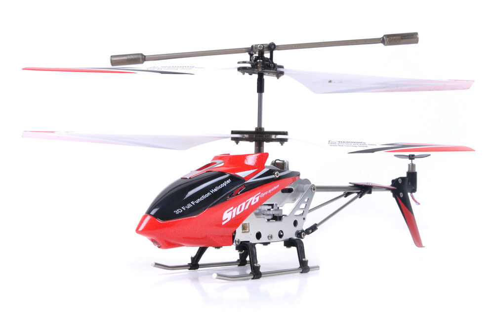 Syma S107/S107G 3 Channel RC Radio Remote Control Helicopter with Gyro - RED