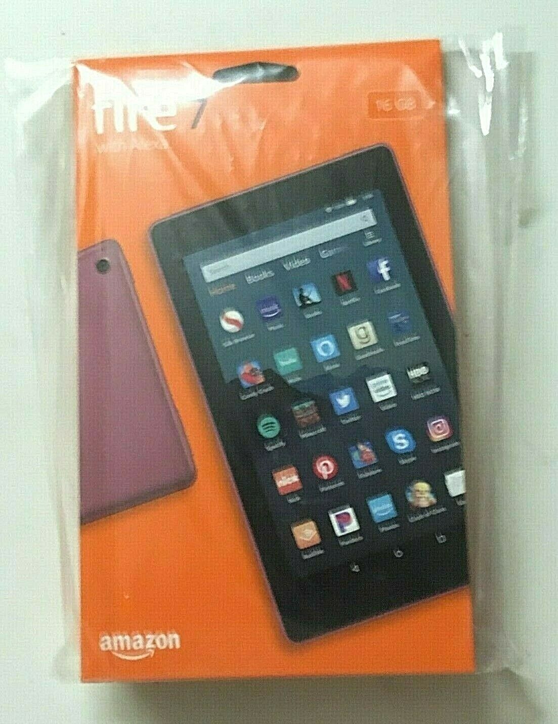 Amazon Fire 7 9th Generation Brand New Retail Sealed 16GB Wi-Fi 7in Plum