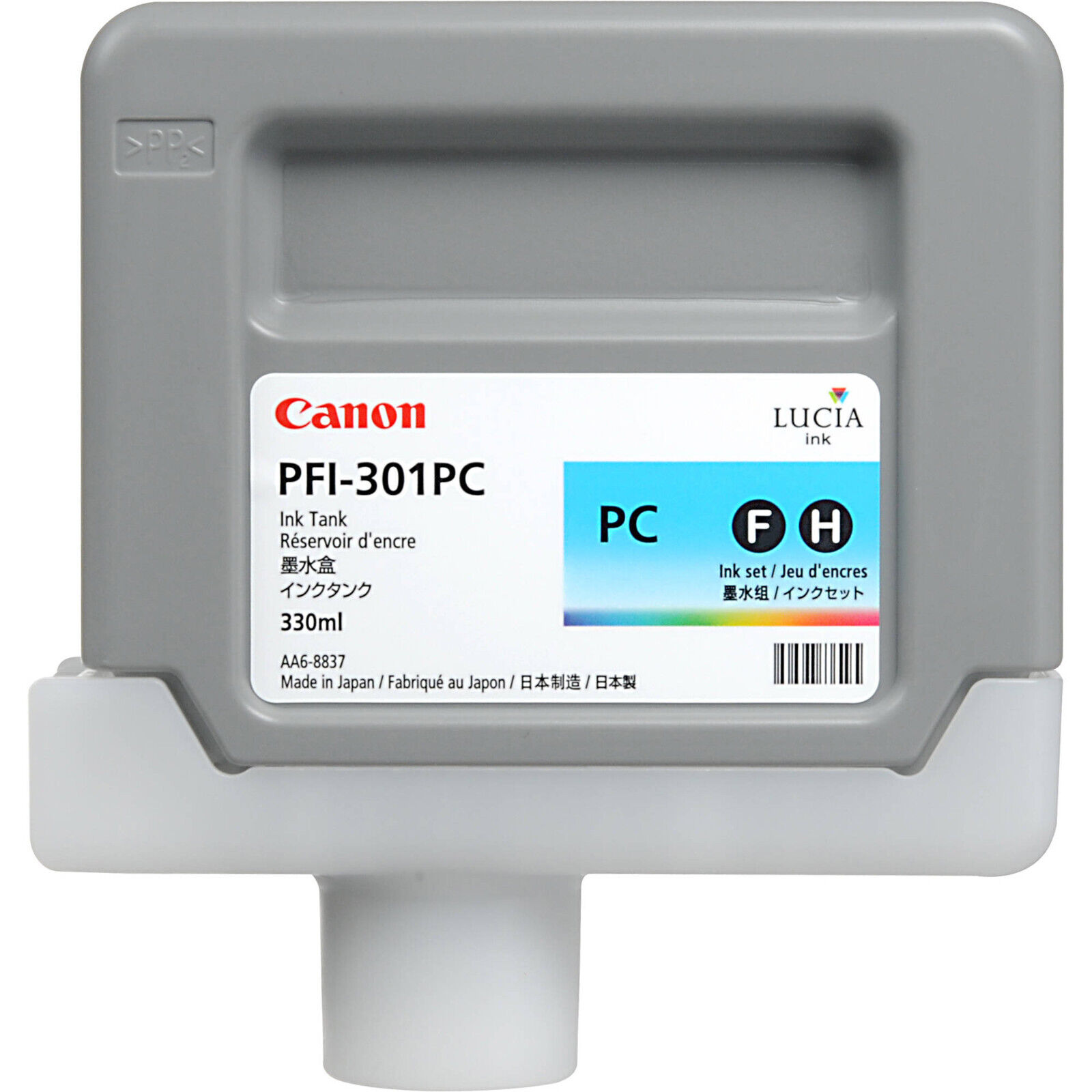GENUINE Canon PFI-301 Photo Cyan for imagePROGRAF iPF8000 iPF8100 iPF9000