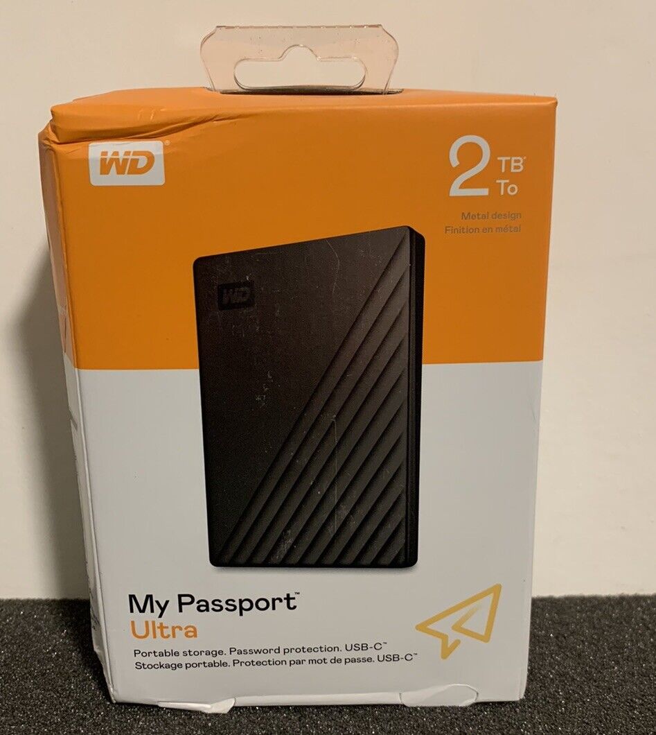 WD  My Passport Ultra 2TB External Portable Hard Drive