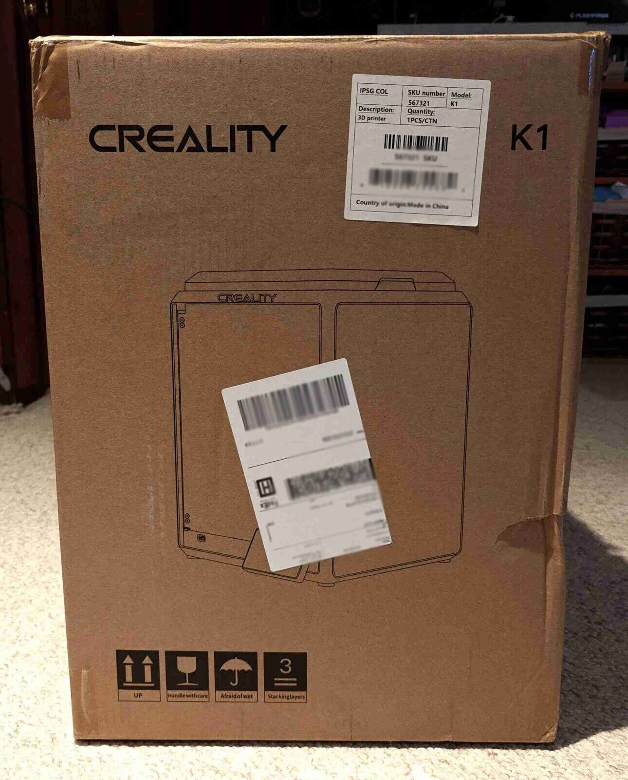 🔥🔥 Creality K1 3D Printer Upgraded 600 mm/s  -  (New 2024 Version)🔥🔥