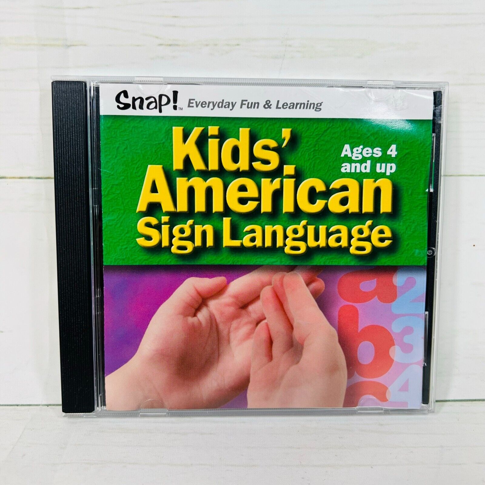 Snap Kids American Sign Language Cd Rom Ages  4 And Up