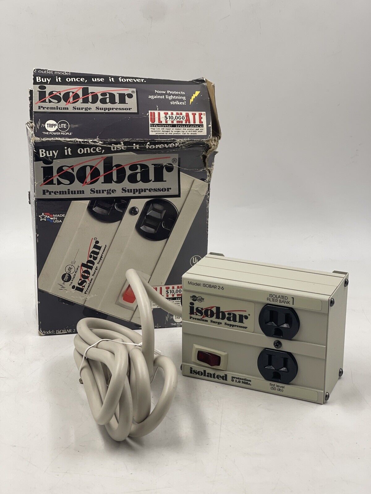 Isobar Premium Surge Suppressor Protector ISOBAR 2-6