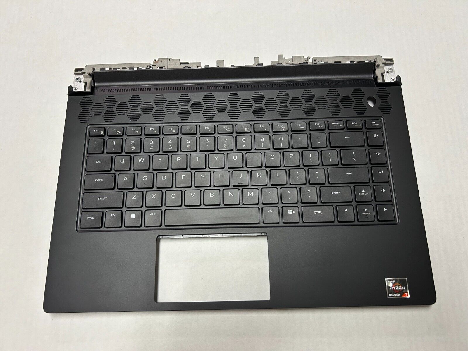 Genuine Dell Alienware M15 R5 R6 Laptop Palmrest US Backlit Keyboard V33YN A