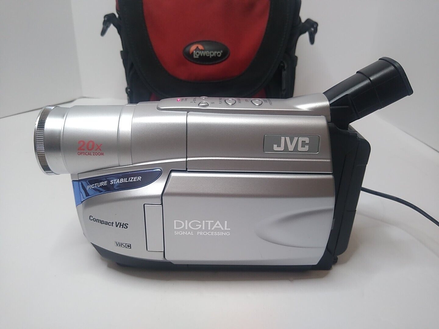 Vintage JVC Compact VHS Camcorder W/Flip Out Screen GR-AXM17u Tested Pre-owned 