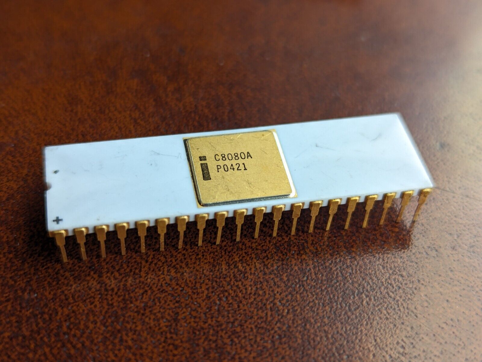 Rare Intel White Ceramic  C8080A  CPU Production Date 7526