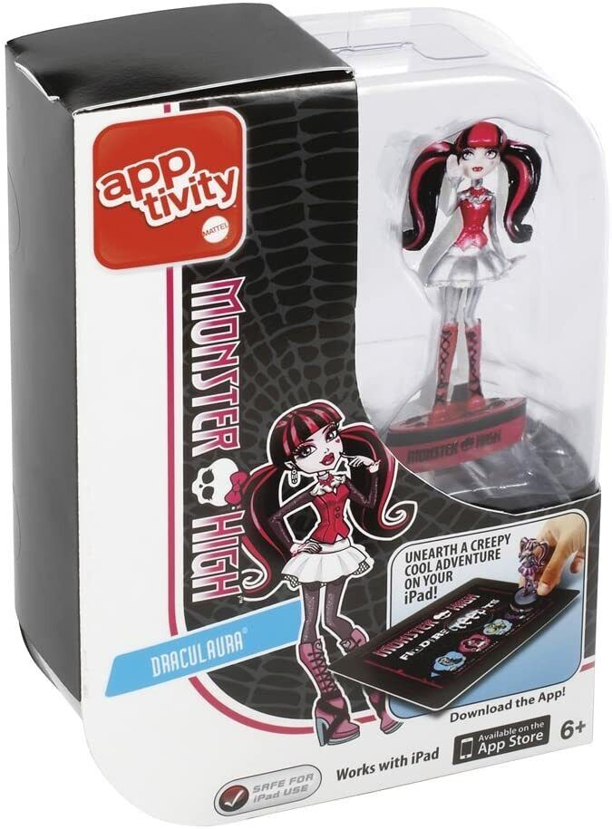 Monster High Apptivity Finders Creepers Draculaura Figure Works With iPad