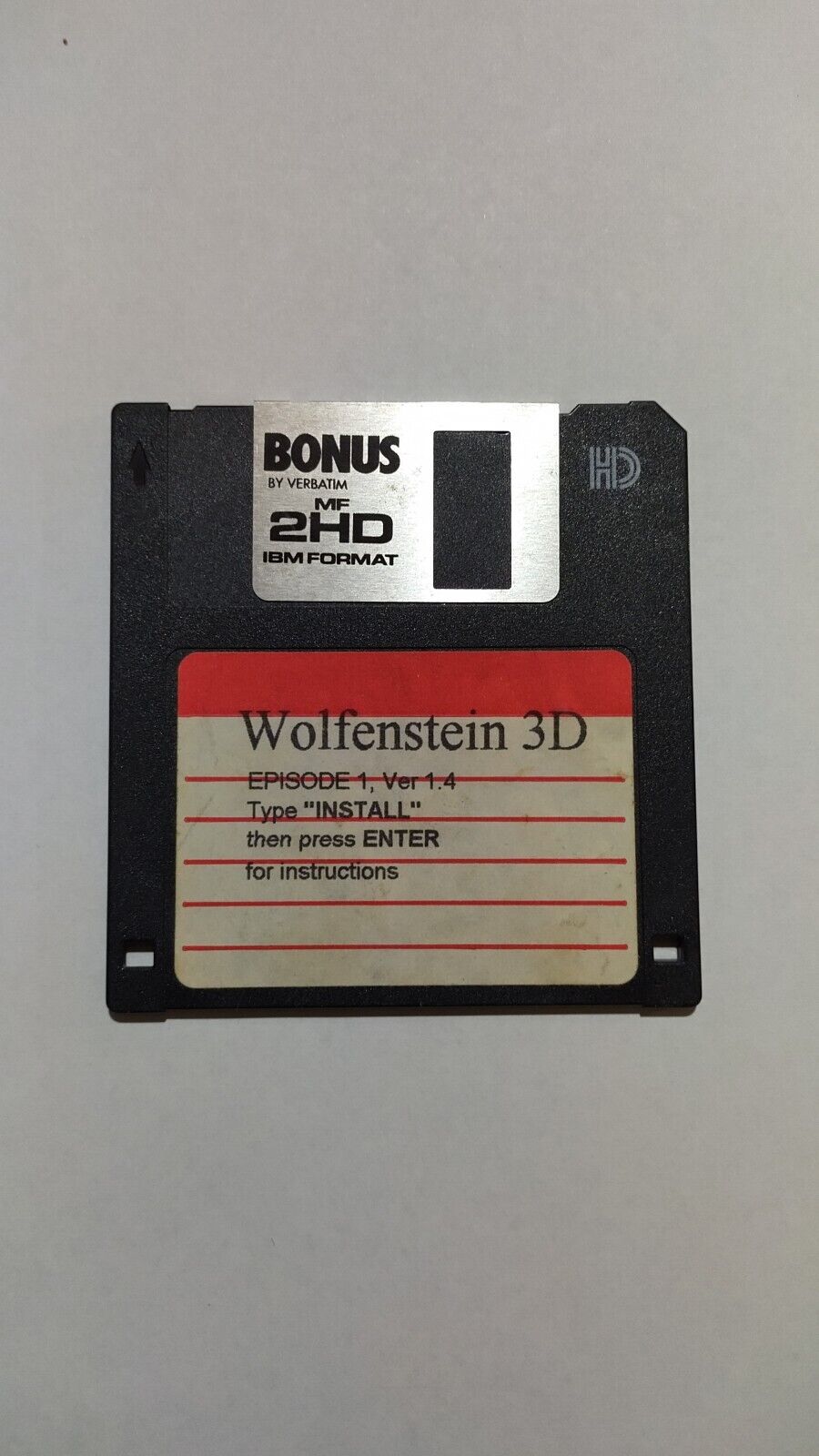 Wolfenstein 3d Version 1.4 Episode 1 on 3.5\