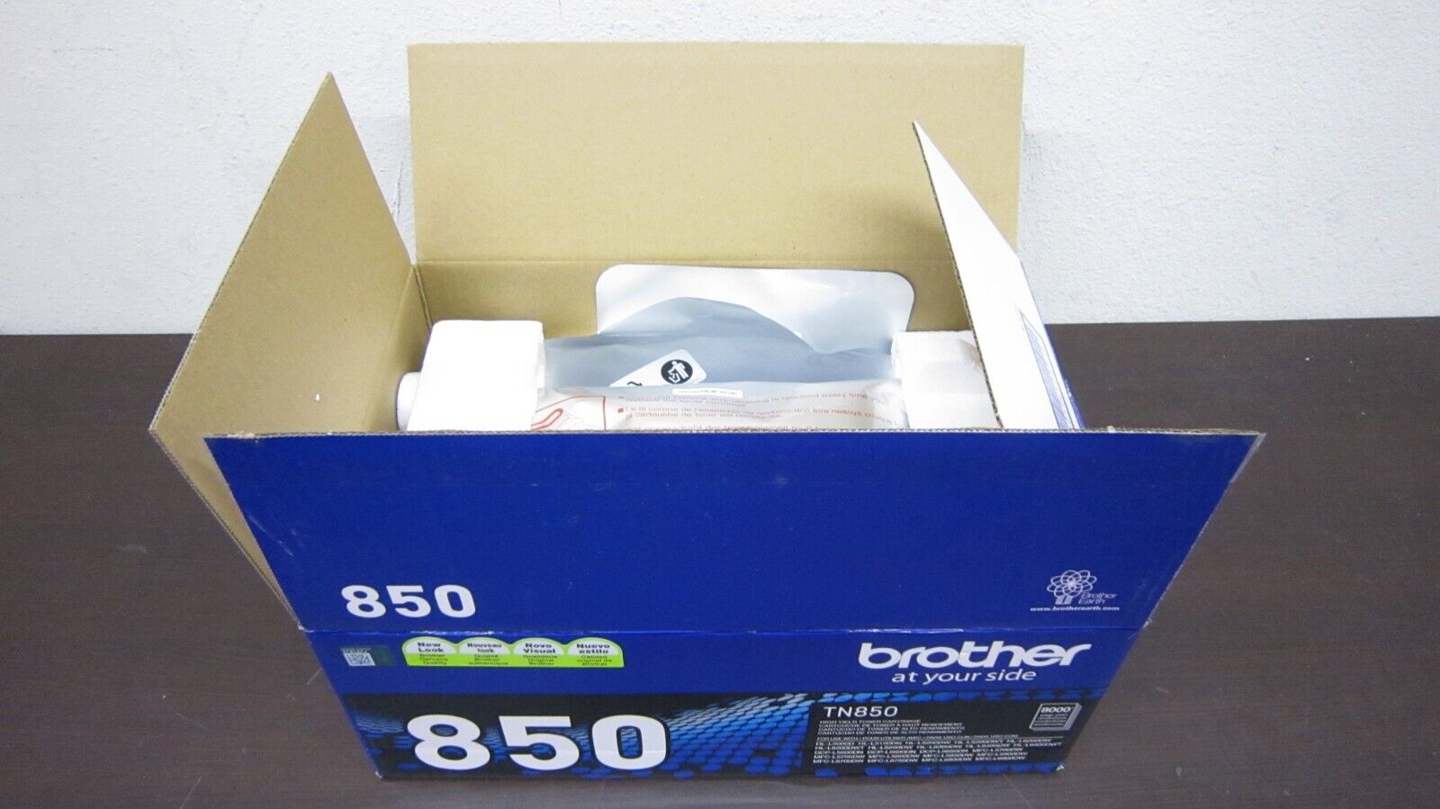 Genuine OEM Brother TN-850 Black Toner Cartridge MFC-L5850DW NEW Open Box