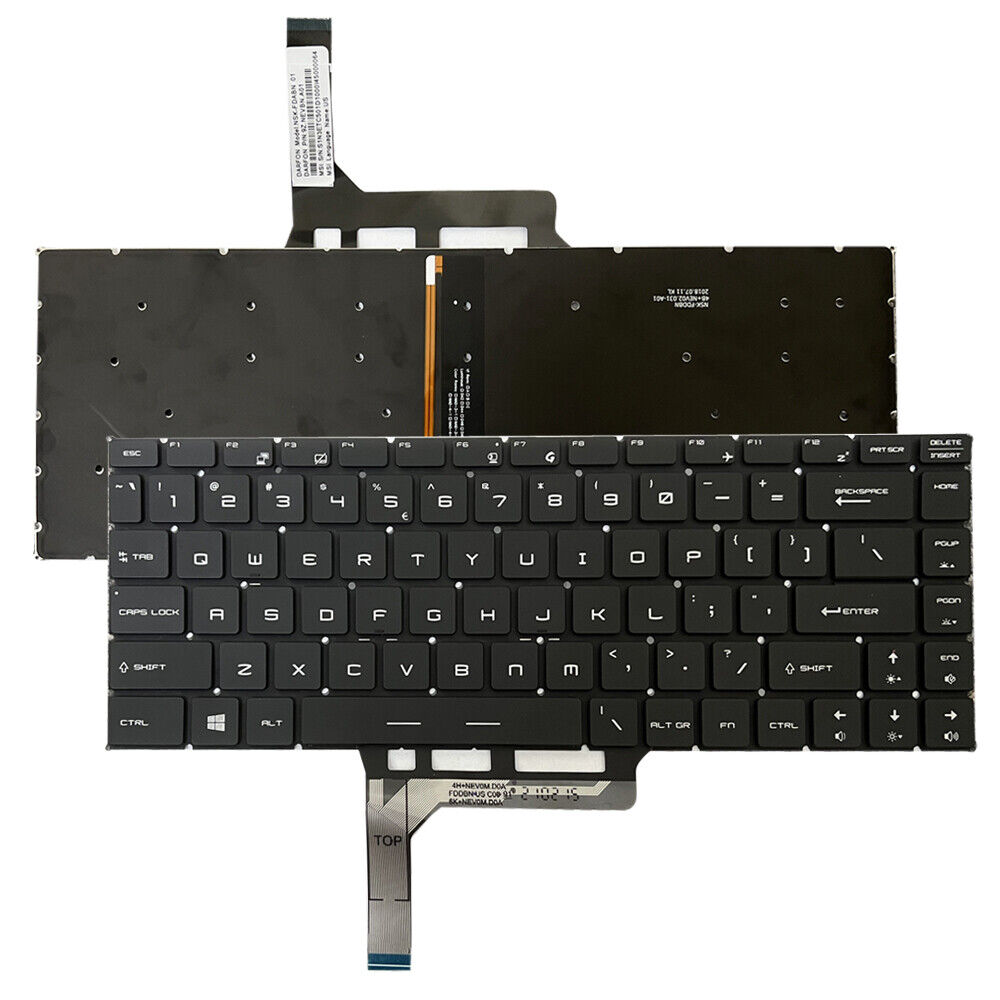 US Keyboard Backlit PC for MSI GS65 8SE 8SG 8SF Stealth Thin 8RE 8RF P-180402-2