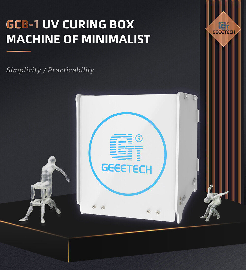 Geeetech 405nm LED UV Resin Curing Lamp Curing Box 3D Printer in US 217×204×228
