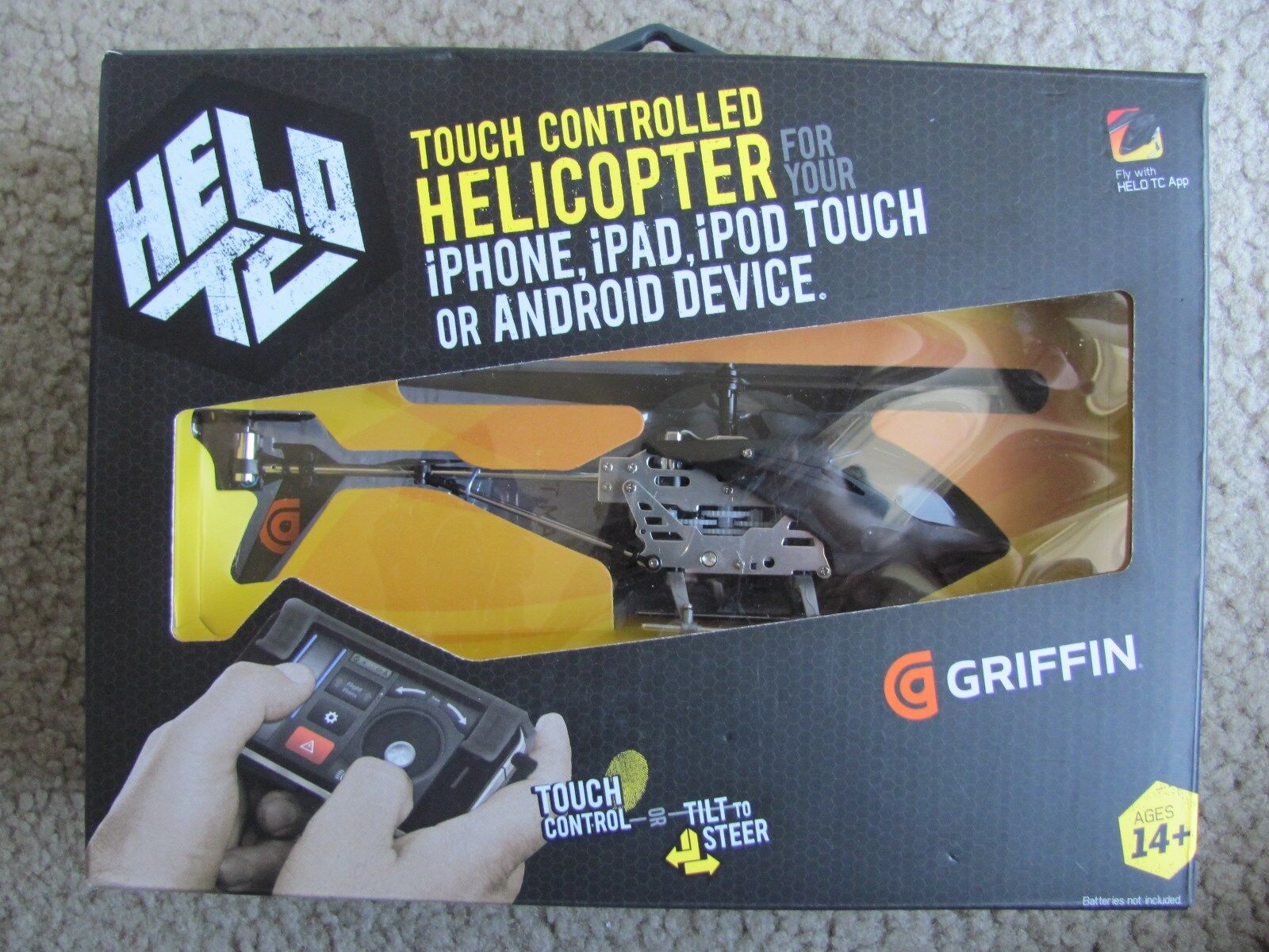 New HELO TC Touch Controlled Helicopter for iPhone, iPad, iPod touch or Android