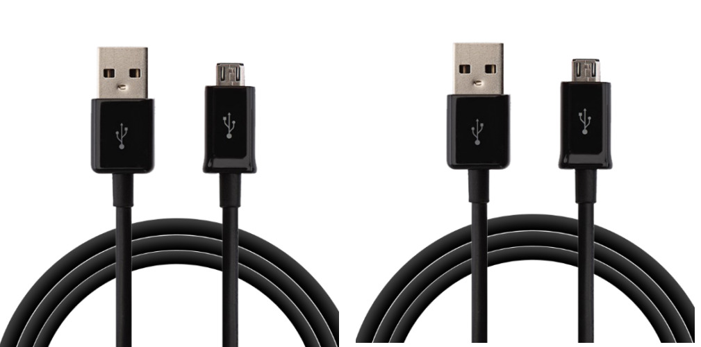 2X Micro USB Data Cable Cord Charger for Amazon Kindle Fire 2 HD 7 Tablet Black