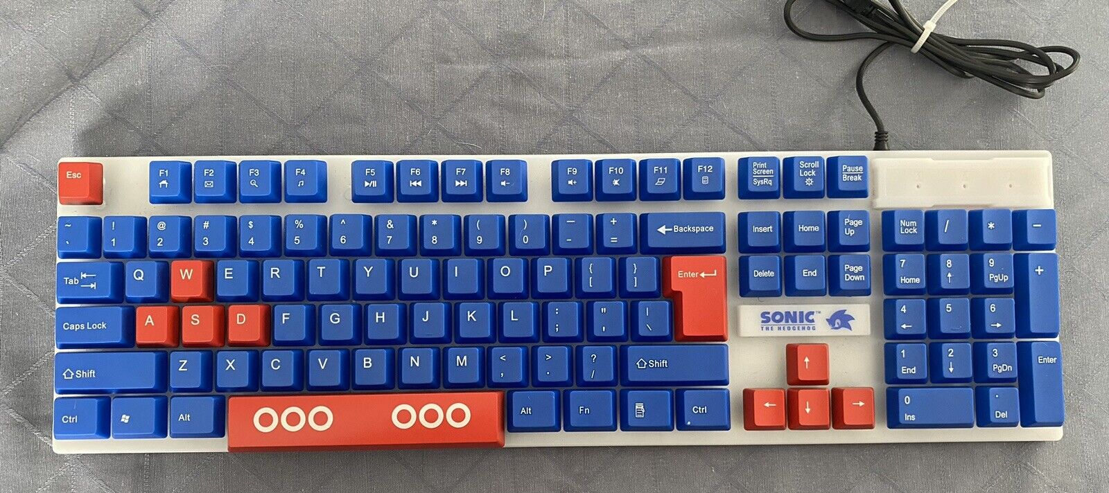 Sonic The Hedgehog gaming Keyboard