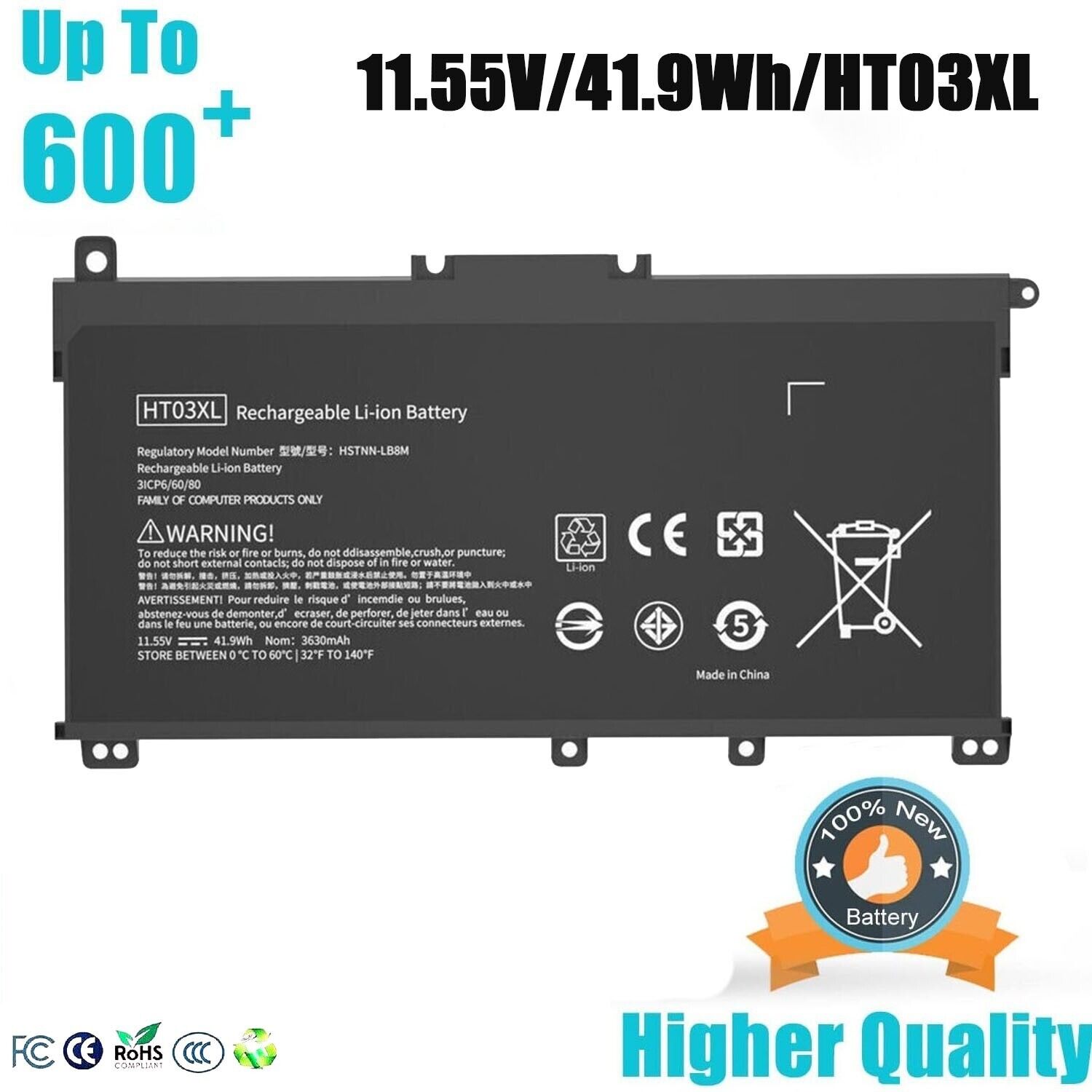 HT03XL🧡 Battery for HP Pavilion L11421-2C2 L11119-855 14-CE 14-CF 15-CS 15-DA