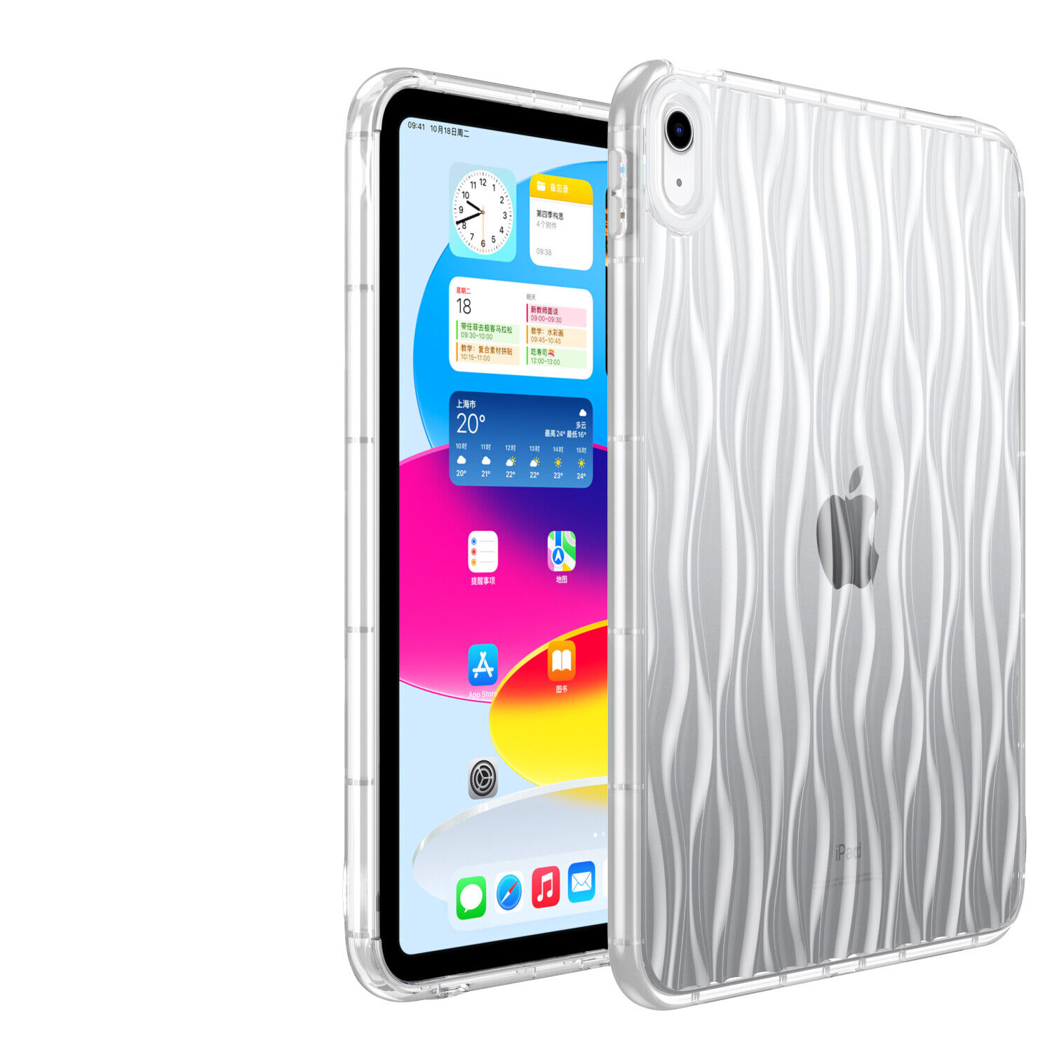 Shockproof Thin Clear TPU Anti-scratch Back Case For iPad Pro11/mini6/6th/10.2