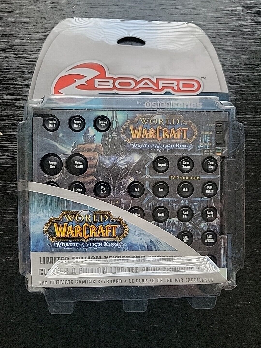 Zboard World Of Warcraft Limited Edition Gaming Keyboard Keyset Wrath Lich King