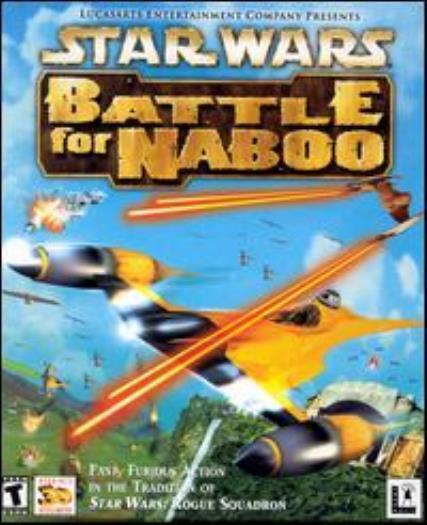 Star Wars Battle for Naboo PC CD pilot starship flight combat dog-fights game