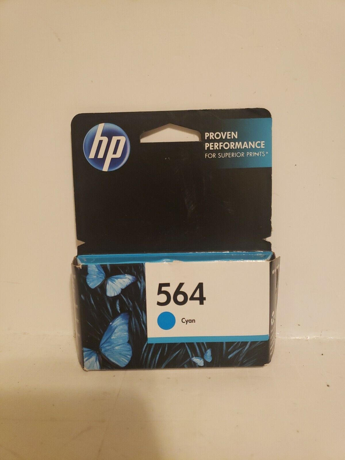 HP 564Original Cyan Ink Cartridge Exp:05/2013 Blue